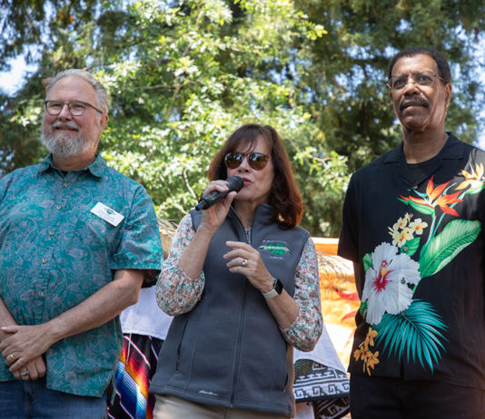 Council members at Healdsburg event
