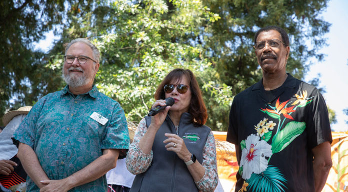 Council members at Healdsburg event