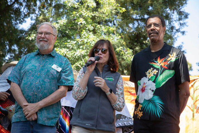Council members at Healdsburg event