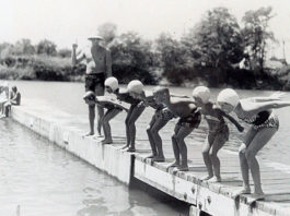 swimmers ready to go