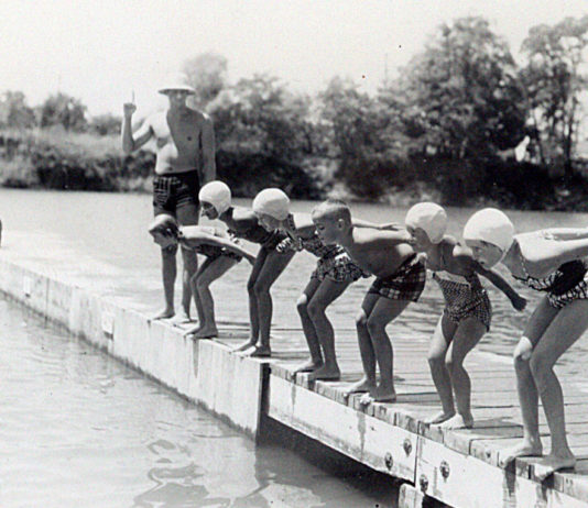 swimmers ready to go
