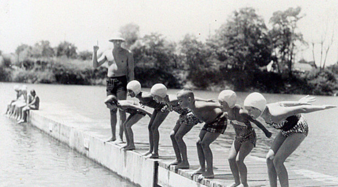 swimmers ready to go