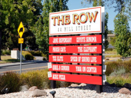 Business sign at 44 Mill St.