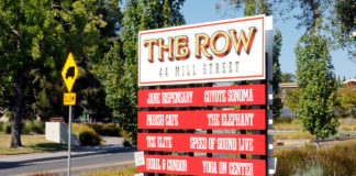 Business sign at 44 Mill St.