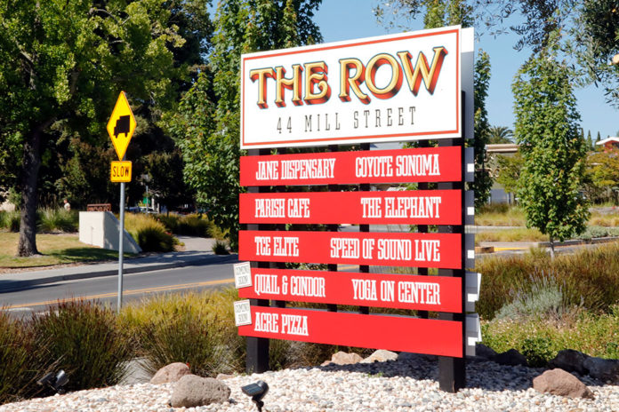 Business sign at 44 Mill St.