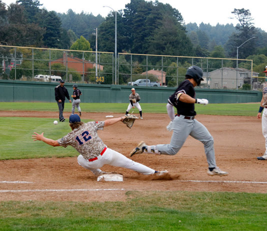 Packers show who’s the boss with 3-2 win over Crabs Action at first base in Humboldt