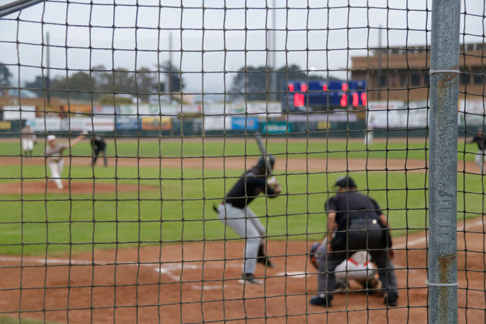 Collegiate wooden-bat baseball in Arcata.