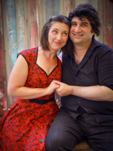 Alyssa Rempel and Paul McKinnon in rehearsal