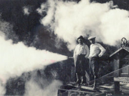 Steam well at the Geysers