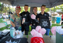 Image of police and cotton candy