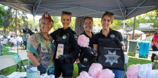 Image of police and cotton candy