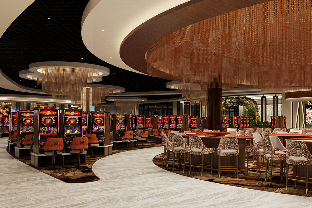 Planned Caesars Casino floor at River Rock