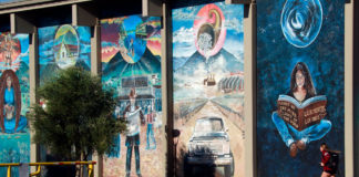 Flashbacks: HHS mural spans Healdsburg history HHS mural