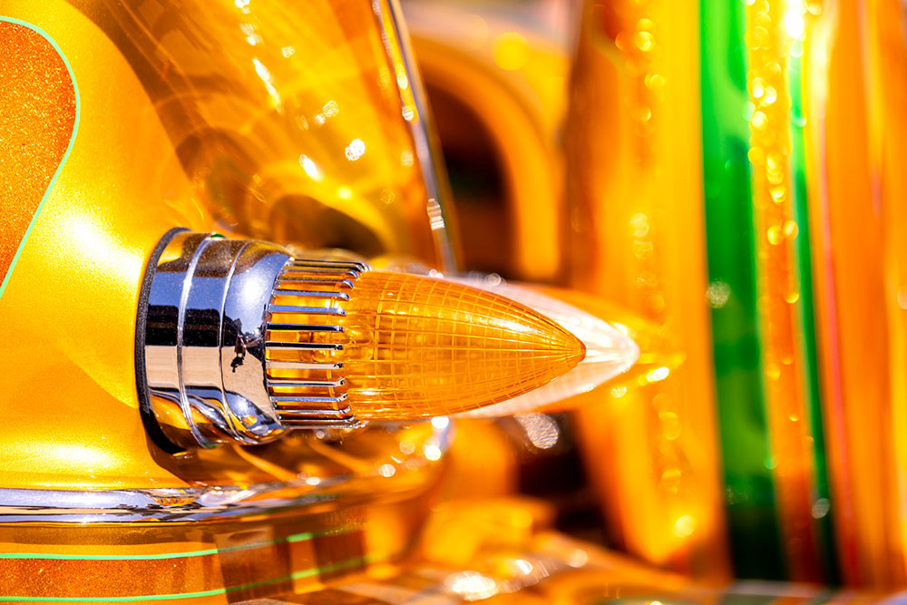 Amber flush tail-lights