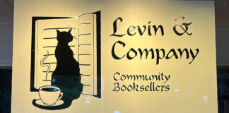 Window display of Levin & Company