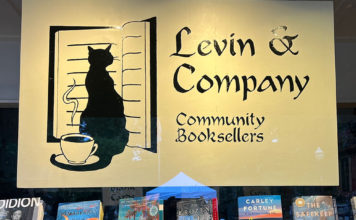 Window display of Levin & Company