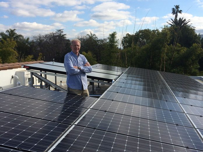 Ed Begley Jr at home in Studio City