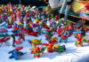 ALEBRIJES Whimsical carvings at a street market