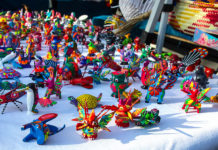 ALEBRIJES Whimsical carvings at a street market