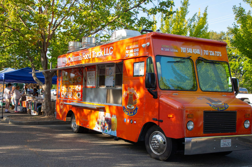 Food truck in Healdsbur