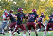 Frank Ruiz Jr. throws downfield