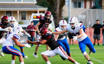 Frank Rea on the run