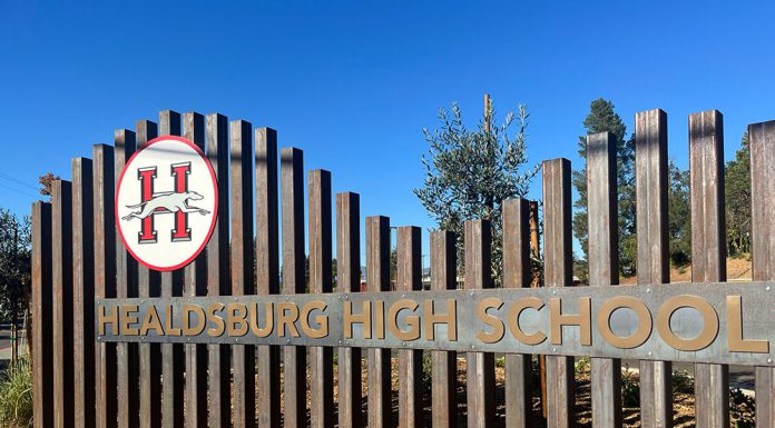 ‘Fugitive’ on the loose with high school pranks Healdsburg High School sign