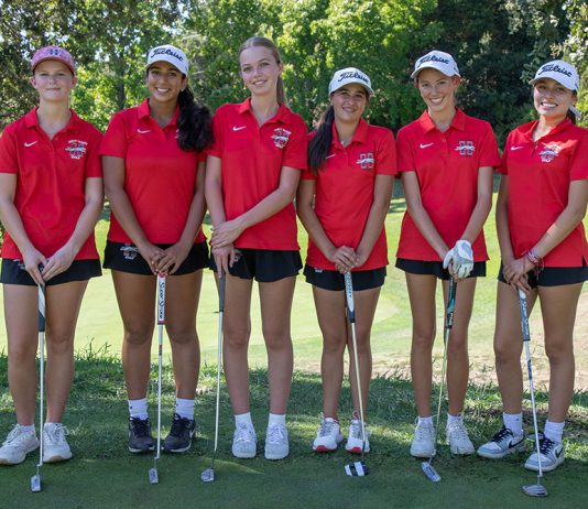 Golfing girls on another run 2025 Healdsburg High fall golf team