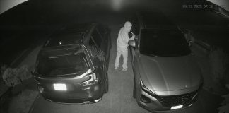 Police Log, Sept. 8-14 Surveillance camera image of car theft in progress