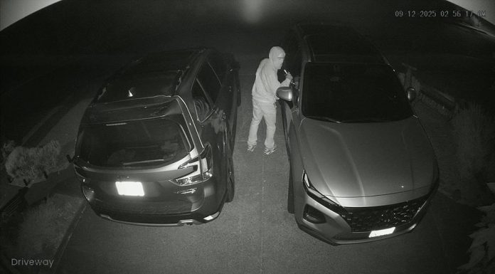 Police Log, Sept. 8-14 Surveillance camera image of car theft in progress