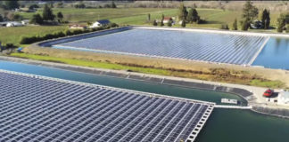 Solar array in Healdsburg