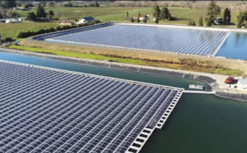 Solar array in Healdsburg
