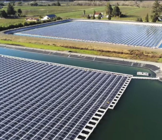 Solar array in Healdsburg