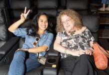 New cinema opens this week Happy filmgoers await the previews.