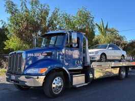 Early morning chase through Healdsburg’s back roads Tow truck in Cloverdale