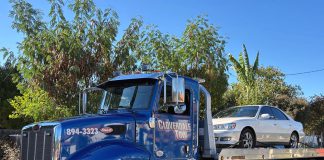 Tow truck in Cloverdale