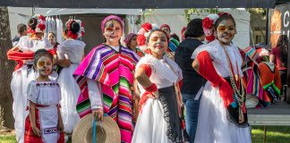 Healdsburg Happenings, Oct. 23 – 31 Dia de Muertos dancers in Healdsbyrg