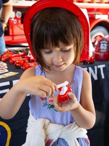 It runs in the family for the daughter of fire engineer Brian Crabb