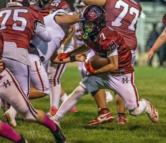 Hard luck continues for battered Hounds Running back Louis Valencia for Healdsburg