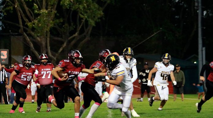 Greyhounds still chasing victory Frank Rea carries the ball