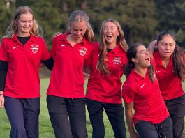 Girls golf team takes NBL Redwood pennant Healdsburg girls golf NBL Redwood champions, 2025