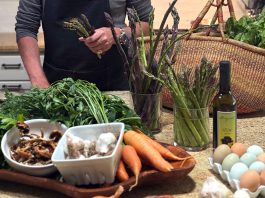 Kitchen table at NewTree Ranch