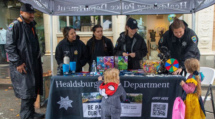 Police Log, Oct. 13-19 Police Table at Dia de Muertos