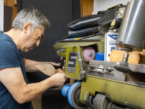 George Ramos at work,