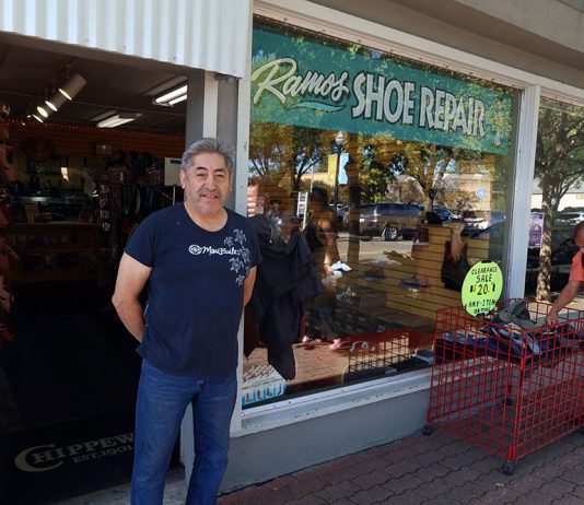 Cobbler resists retirement as renovation approved Ramos Shoe Repair, Healdsburg
