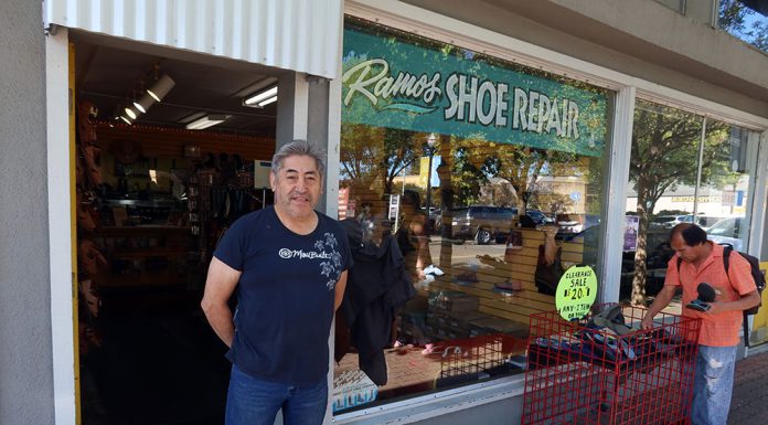 Cobbler resists retirement as renovation approved Ramos Shoe Repair, Healdsburg