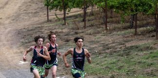 Cross country course record falls at Hoot Owl Healdsburg cross country team at Hoot Owl