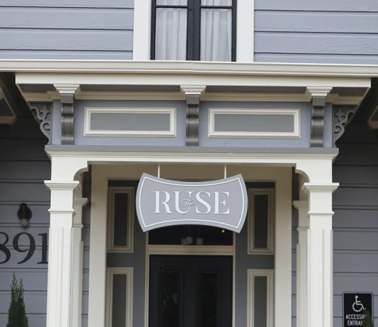 Front door of The Ruse on Grove Street