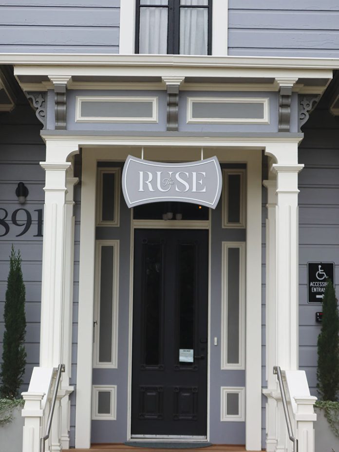 Front door of The Ruse on Grove Street