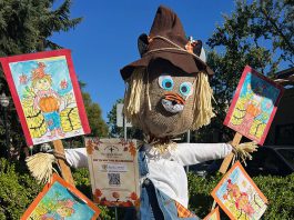Scarecrow in Healdsburg